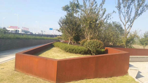 恩平耐候钢挡土墙